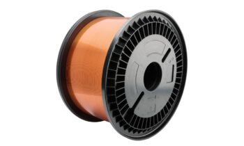 Die rippenlose Flanschgeometrie verringert Belastungen beim Abwickeln auf Abrollgestellen und erhöht die Nutzungszyklen (Bild: Häfner & Krullmann GmbH).