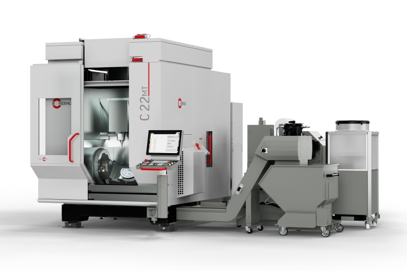 »C 22 MT Gen2« in Mill-Turn-Ausführung (Bild: Hermle).