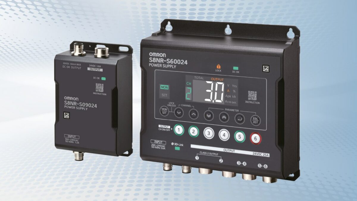 Die Netzteilreihe deckt einen Leistungsbereich von 90 bis 600 W bei 24 V DC ab (Bild: Omron).