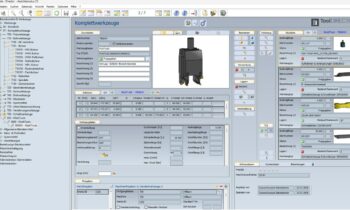 Multitools mit mehreren Schneiden lassen sich mit korrekten Geometriedaten verwalten und im Bereitstellungsprozess verarbeiten (Screenshot: Coscom).