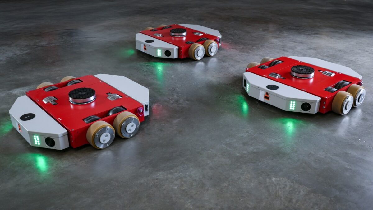 Das elektrische Fahrwerksystem vereint intelligente Steuerung, Sensorik und elektrische Antriebstechnik für den Schwerlasttransport (Bild: Jung Hebe- und Transporttechnik GmbH).
