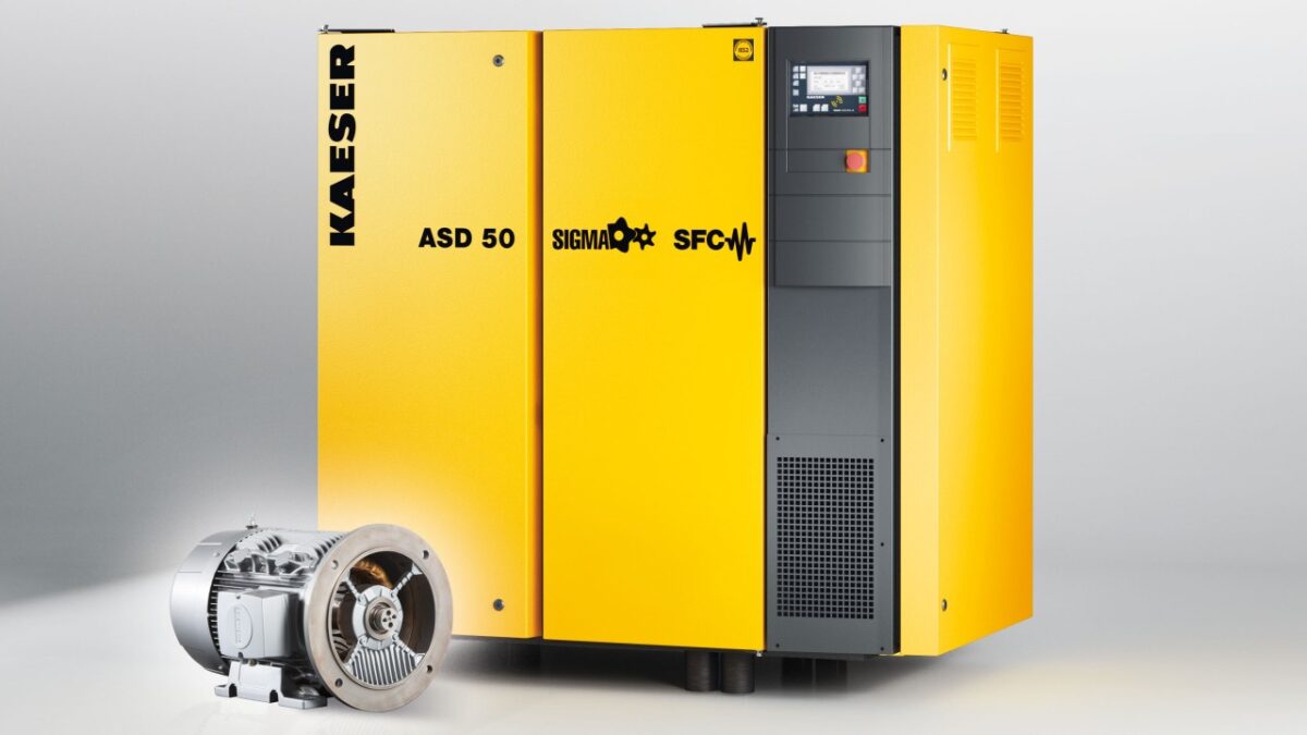 Die neue Generation fluideingespritzter Schraubenkompressoren (Bild: Kaeser).