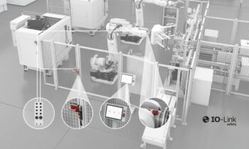 Die Kombination aus robusten Sicherheitskomponenten und IO-Link Safety erschließt neue Möglichkeiten für eine durchgängige, sichere Kommunikation in der Automatisierung (Bild: Euchner).