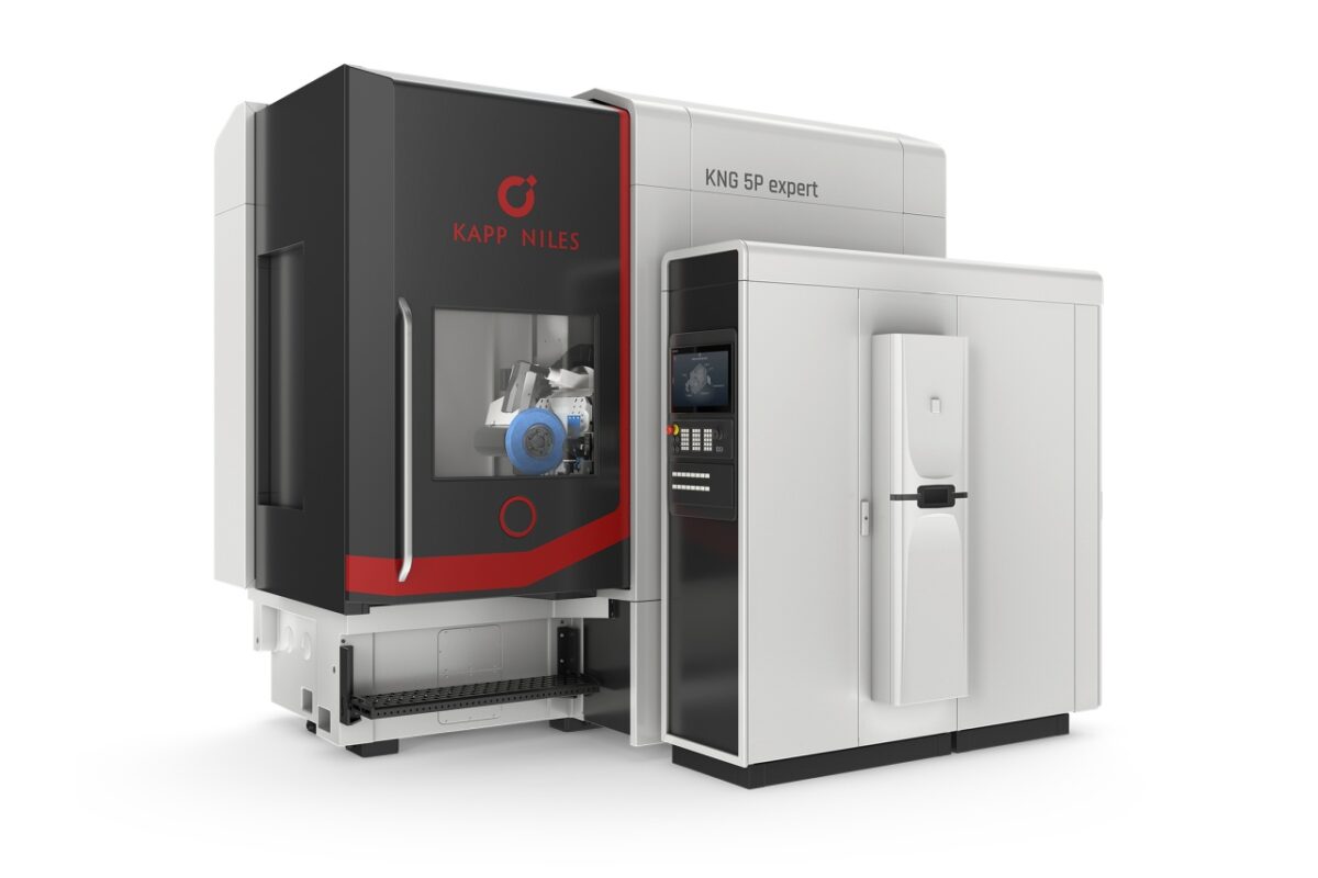 Die Profilschleifmaschine bietet große Flexibilität bei kompaktem Design für die präzise Verzahnungsschleifbearbeitung (Bild: Kapp Niles).