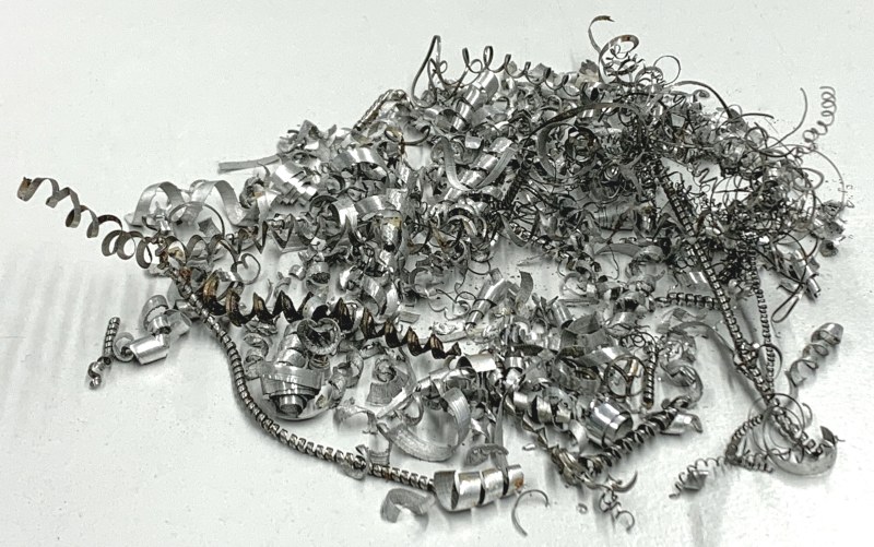 Aluminiumlegierungsspäne sind Ausgangsmaterial für hochwertigen Leichtbau (Bild: Fraunhofer IWU).
