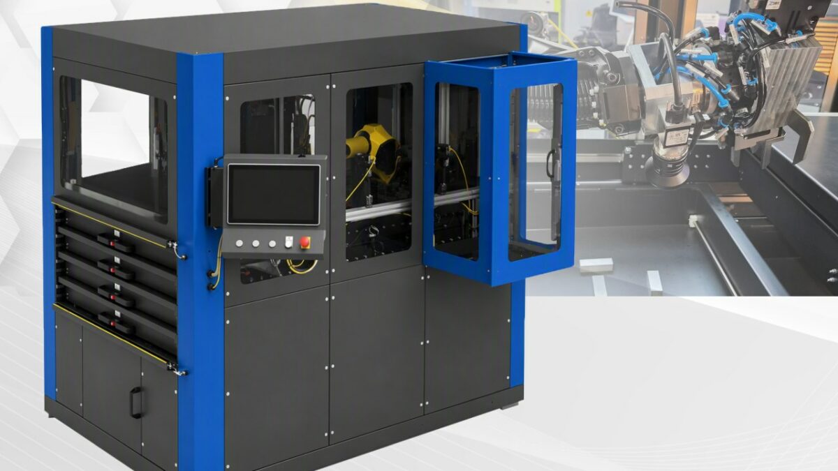 Roboterzelle für High-Mix-Low-Volume-Anwendungen (Bild: EGS).