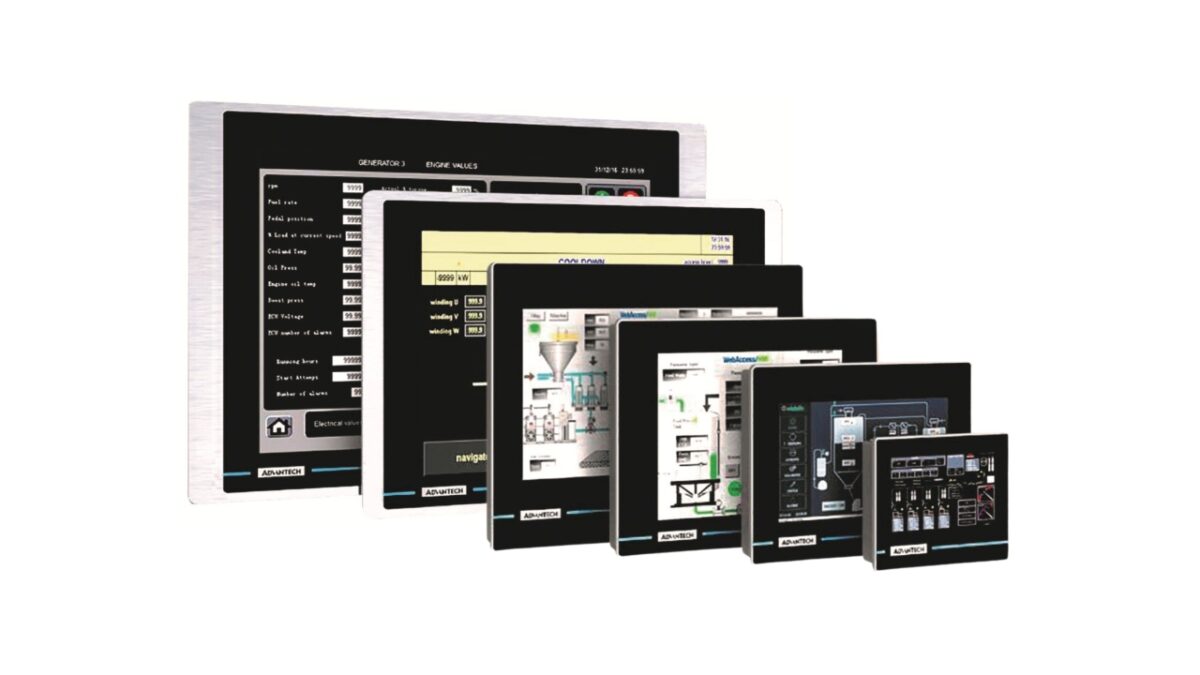 Die HMI-Touchpanels mit vorinstallierter Software sind für industrielle Visualisierungsaufgaben ausgelegt (Bild: Aiona).